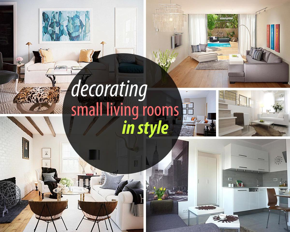 Amazing Decorating A Small Living Room #7 - How To Decorate Small Living Rooms Ideas