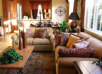 Amazing Small Living Room Decorating Ideas On A Budget #4 - Tuscan Living Room Decorating Ideas