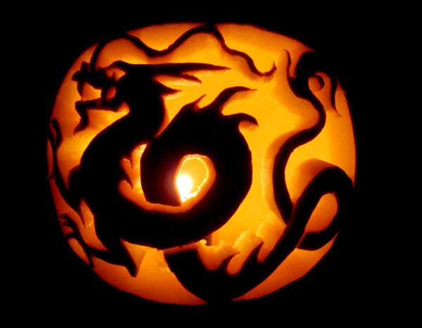  Cool Pumpkin Carving Ideas #1 - Werewolf Cool Pumpkin Carving Ideas