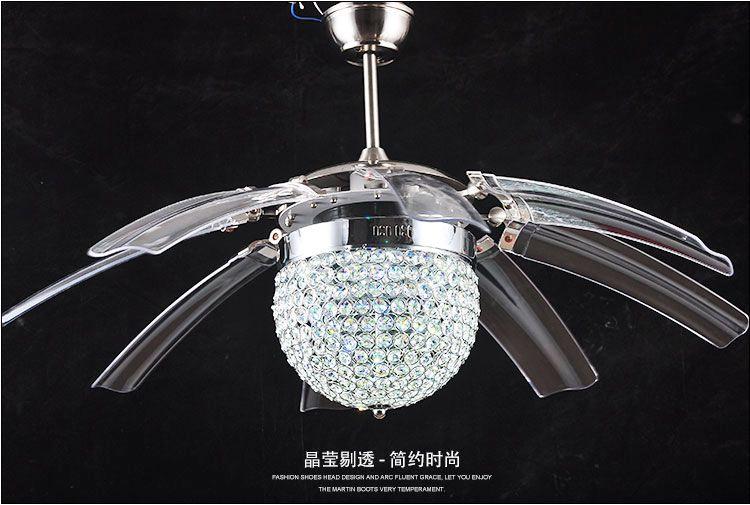  Crystal Chandelier Ceiling Fan #1 - Crystal Chandelier With Ceiling Fan