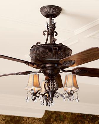  Crystal Chandelier Ceiling Fan #4 - Ceiling Fan With Chandelier Light Kit
