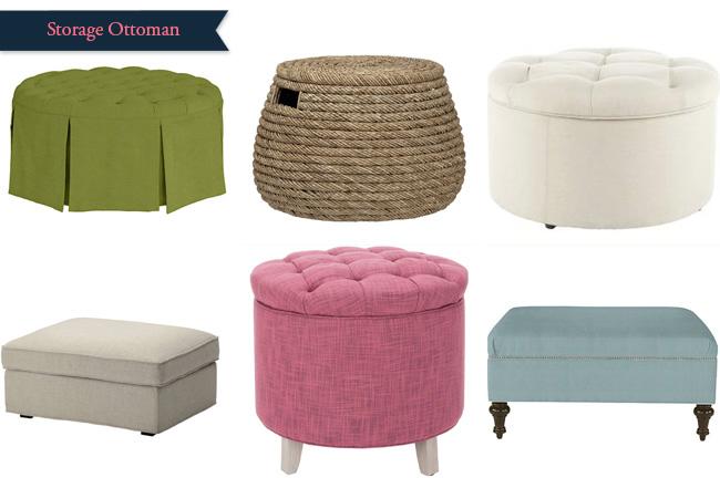 Nice Storage Ottoman Ikea #5 - Small Round Storage Ottoman