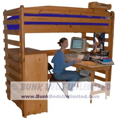 Adult Loft Bed With Desk