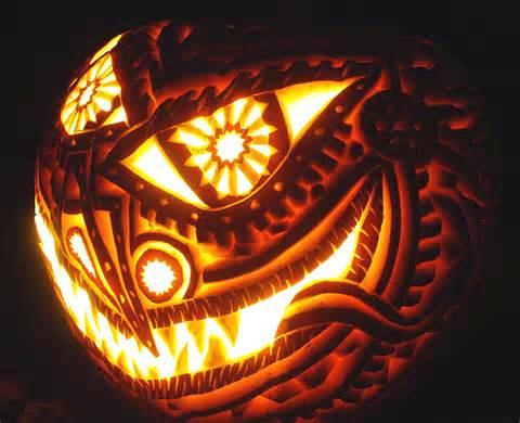 Attractive Cool Pumpkin Carving Ideas #4 - Cool Easy Pumpkin Carving Ideas