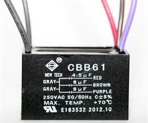 Ceiling Fan Capacitor 5 Wire