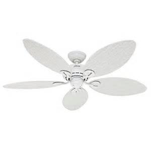 Beautiful Palm Leaf Ceiling Fans #2 - Hunter Ceiling Fan Blades White