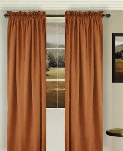 Rust Colored Curtains