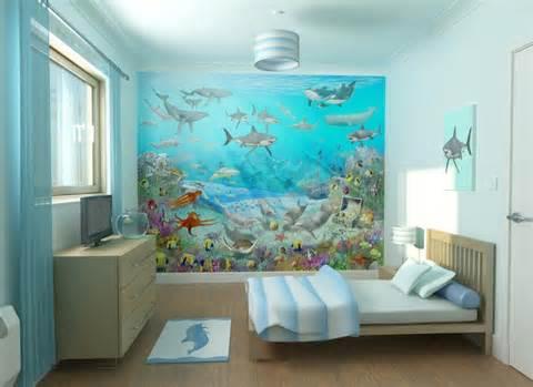 Charming Shark Bedroom Decor #3 - Ocean Themed Bedroom