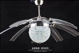 Crystal Chandelier Ceiling Fan