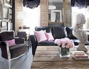  Interior Design For Small Living Rooms #7 - Pink And Black Living Room