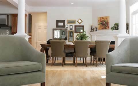 small living room and dining room combined