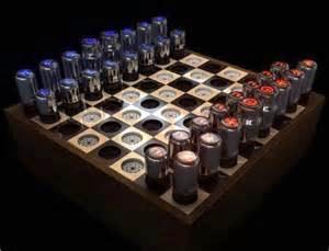  Unique Chess Sets #1 - Vacuum Tube Chess Set